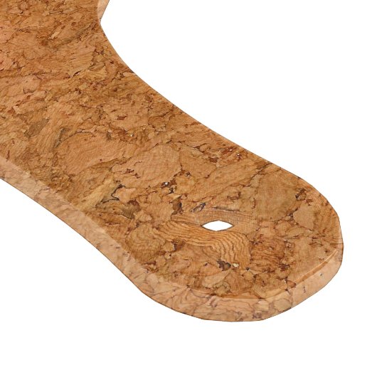 がっしりした自然なコルクの木製の穀物の一見 カッティングボード (角)