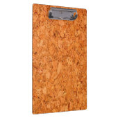 がっしりした自然なコルクの木製の穀物の一見 クリップボード (右)