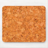 がっしりした自然なコルクの木製の穀物の一見 マウスパッド (正面)