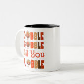 がつがつむさぼりますがつがつむさぼって下さい ツートーンマグカップ (正面左)