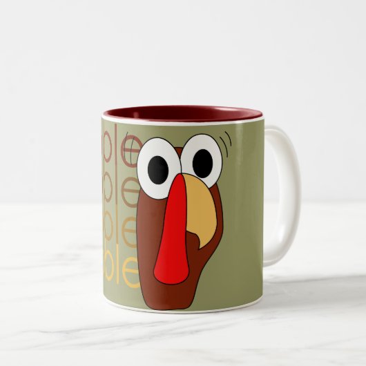 がつがつむさぼりますがつがつむさぼりますトルコのマグをがつがつむさぼって下さい ツートーンマグカップ (正面右)