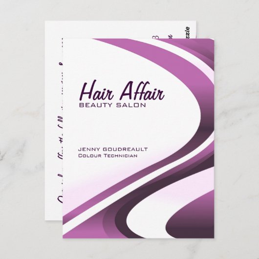 ~がはがきで提供されるサービス ポストカード (正面/裏面)