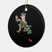 がらくたの射撃、発砲のオーナメント セラミックオーナメント (左)