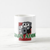 がらくたの常習者の白いマグ コーヒーマグカップ (中央)