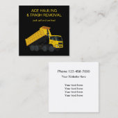 がらくたの強く引くことおよび取り外し スクエア名刺 (正面/裏面)