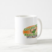 がらくたの役人のロゴを強く引く大学大きな塊 コーヒーマグカップ (正面右)