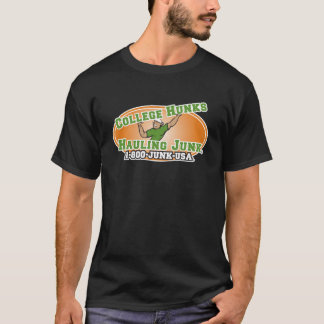 がらくたの役人のロゴを強く引く大学大きな塊 Tシャツ
