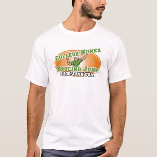 がらくたの役人のロゴを強く引く大学大きな塊 Tシャツ