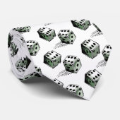 がらくたは贅沢家の賭博をさいの目に切ります ネクタイ (ロール)