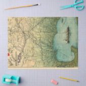 がらくたジャーナル地図の残り 薄葉紙 (クラフト)