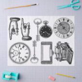 がらくたジャーナルSteampunkの要素シート 薄葉紙 (クラフト)