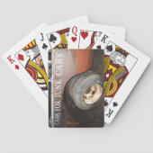 がらくた車の印のためのヴィンテージのレッカー車の現金 トランプ (裏面)