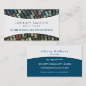 がらくた部品置き場のスローガン 名刺 (正面/裏面)