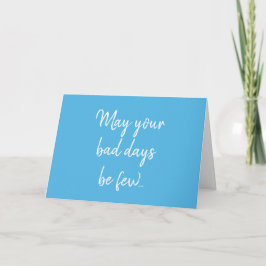 がんおもしろいChemo Blue Get Well Card カード