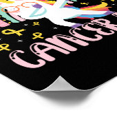 がんお尻小児がんを蹴ろう ポスター (角)