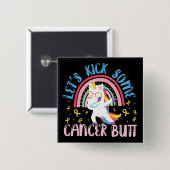 がんお尻小児がんを蹴ろう 缶バッジ (正面&裏面)