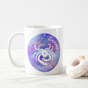 がんかに星座星名誕生日ギフト コーヒーマグカップ