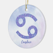 がんかわいらし星占カスタムいクリスマス セラミックオーナメント (左)