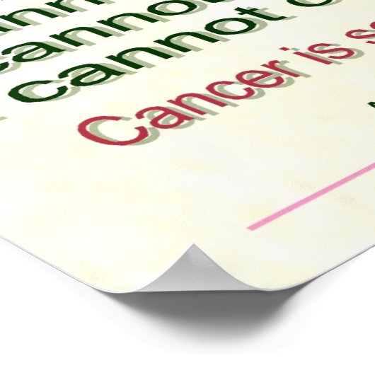 がんができないこととは ポスター (角)