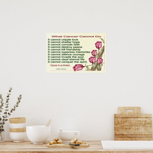 がんができないこととは ポスター (キッチン)