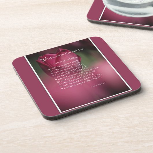 がんができないこと、支援、勇気付けられる コースター (左側)