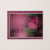 がんができないこと、支援、勇気付けられる ジグソーパズル (横)