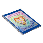 がんができないハートアートジャーナルノート ノートブック (右側)