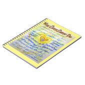 がんができないハートアートジャーナルノート ノートブック (左側)