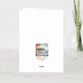 がんがよくグリーティングカードを取る 箔シーズンカード (裏面)