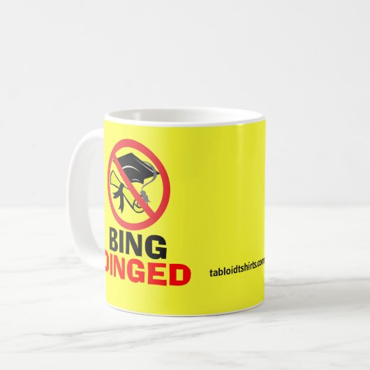 がんがん鳴るビング コーヒーマグカップ (正面左)