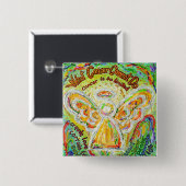 がんがエンジェルラペルのボタンやピンを使えないもの 缶バッジ (正面&裏面)