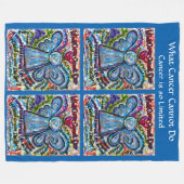 がんがエンジェル・ケモフリースブランケットを行えないもの フリースブランケット (正面(横))