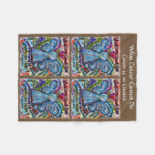 がんがエンジェル・ケモフリースブランケットを行えないもの フリースブランケット (正面(横))