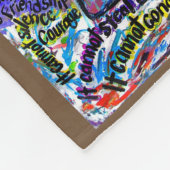 がんがエンジェル・ケモフリースブランケットを行えないもの フリースブランケット (角)