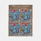 がんがエンジェル・ケモフリースブランケットを行えないもの フリースブランケット (正面)