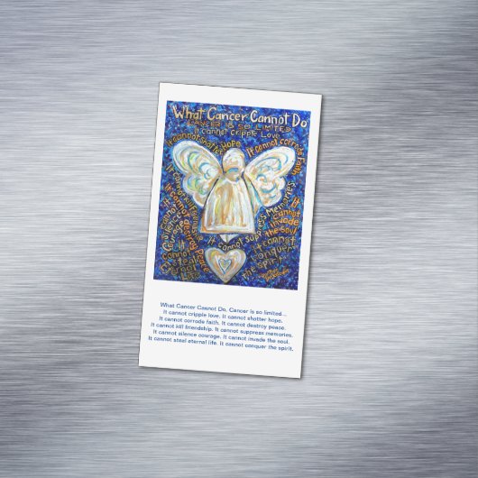 がんがエンジェル・ポエム・マグネットにできないカスタムもの マグネット名刺 (インサイチュ)