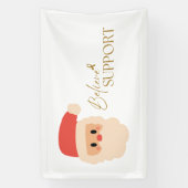 がんがクリスマス・ホリデー・バナー・サインを支持する 横断幕 (縦)