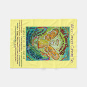 がんがケモエンジェルフリースブランケットを行えないもの フリースブランケット (正面(横))