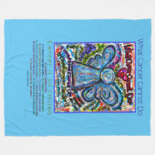 がんがコロフエンジェルフリースブランケット フリースブランケット (正面(横))