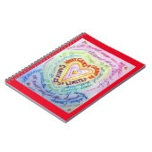 がんがハート・アート・ノート・ジャーナルを行えないこと ノートブック (左側)