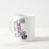 がんが試みられたが勝った! コーヒーマグカップ (正面左)