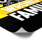 がんが間違った家族の小児期のがんに取り組んだ ポスター (角)