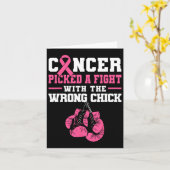 がんが間違った雛ボクシングで争いを起こした カード (黄色い花)