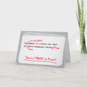 がんとの闘い – 治癒のための祈りの言葉の力 カード (正面)