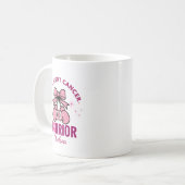 がんと闘おう がん啓発 コーヒーマグカップ (正面左)