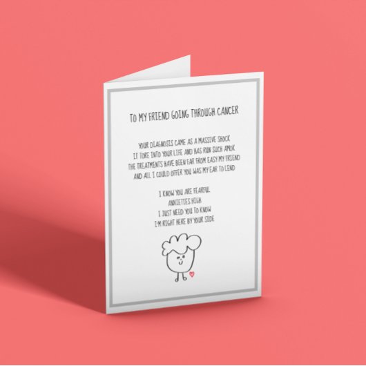 がんによる支援を経る カード