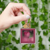 がんによる支援、がんでは不可能なこと、花 キーホルダー (手)