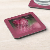 がんによる支援、がんでは不可能なこと、花 コースター (左側)