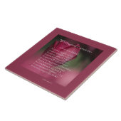 がんによる支援、がんでは不可能なこと、花 タイル (側面)