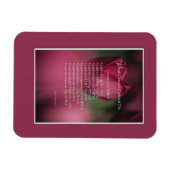 がんによる支援、がんでは不可能なこと、花 マグネット (横)